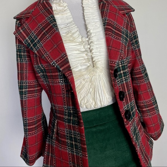 Zara hunter green velvet skirt - Picture 5 of 7